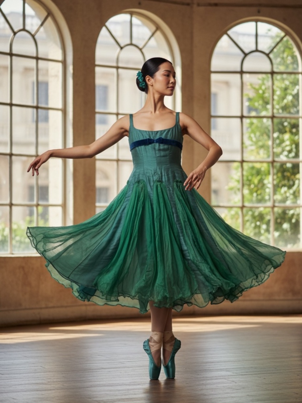 💙💚 Original Joffrey Ballet Costume – Blue/Green | XXS 💚💙